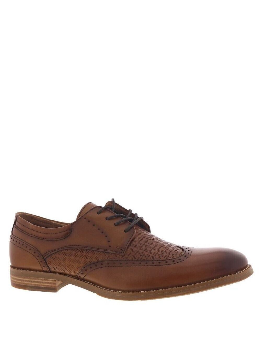 Stacy Adams NEW Men "Fallon" wing tip oxford shoe sz 9 BNWT flaw*missing insole